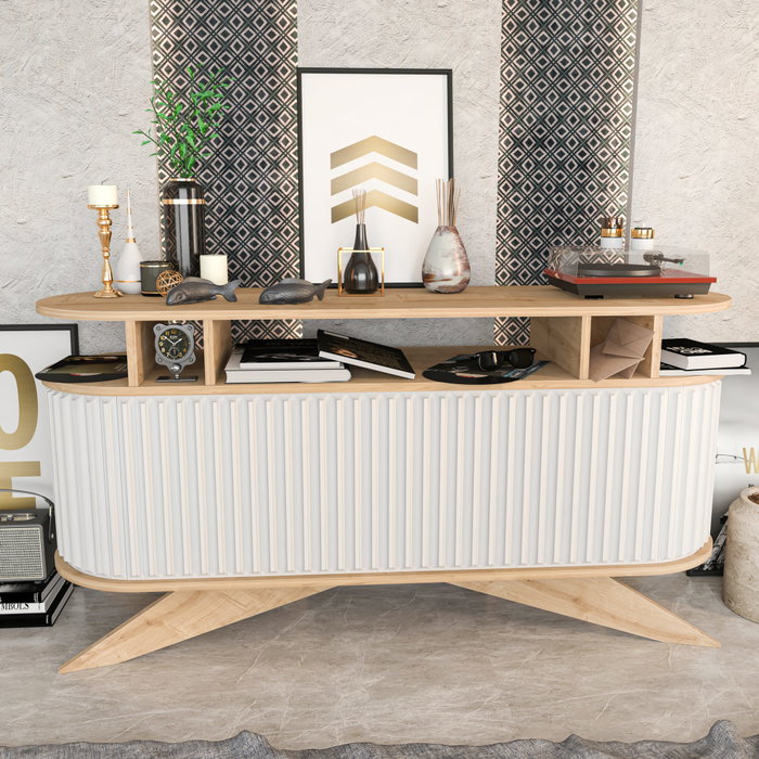 Hanah Home Stor Aparador Roble y Blanco